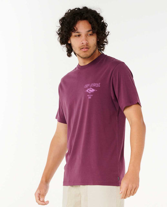 Rip Curl Men Fade Out Icon Relaxed Tee