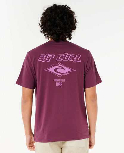 Rip Curl Men Fade Out Icon Relaxed Tee