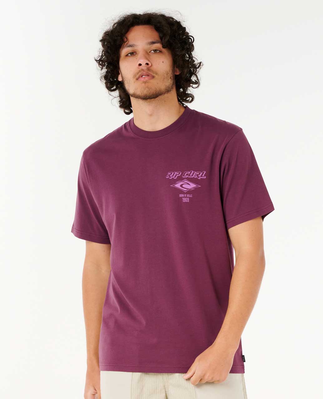 Rip Curl Men Fade Out Icon Relaxed Tee