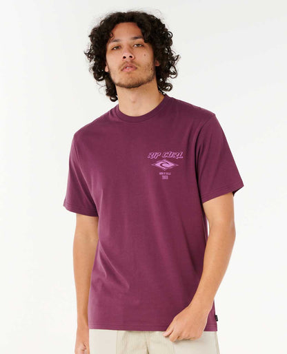 Rip Curl Men Fade Out Icon Relaxed Tee