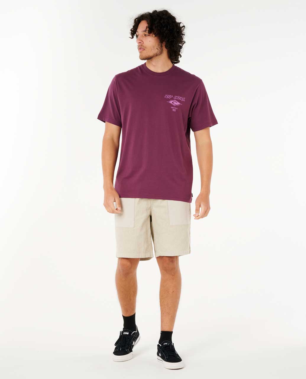 Rip Curl Men Fade Out Icon Relaxed Tee