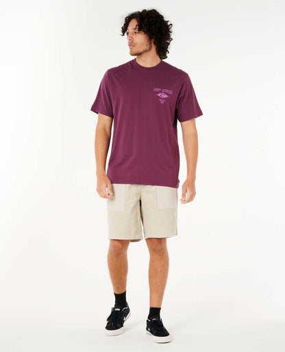 Rip Curl Men Fade Out Icon Relaxed Tee
