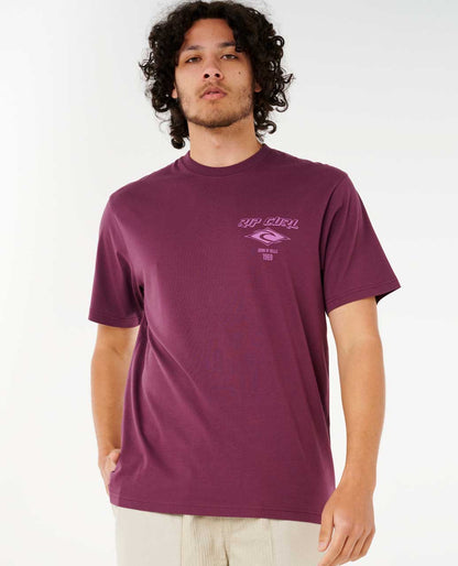 Rip Curl Men Fade Out Icon Relaxed Tee