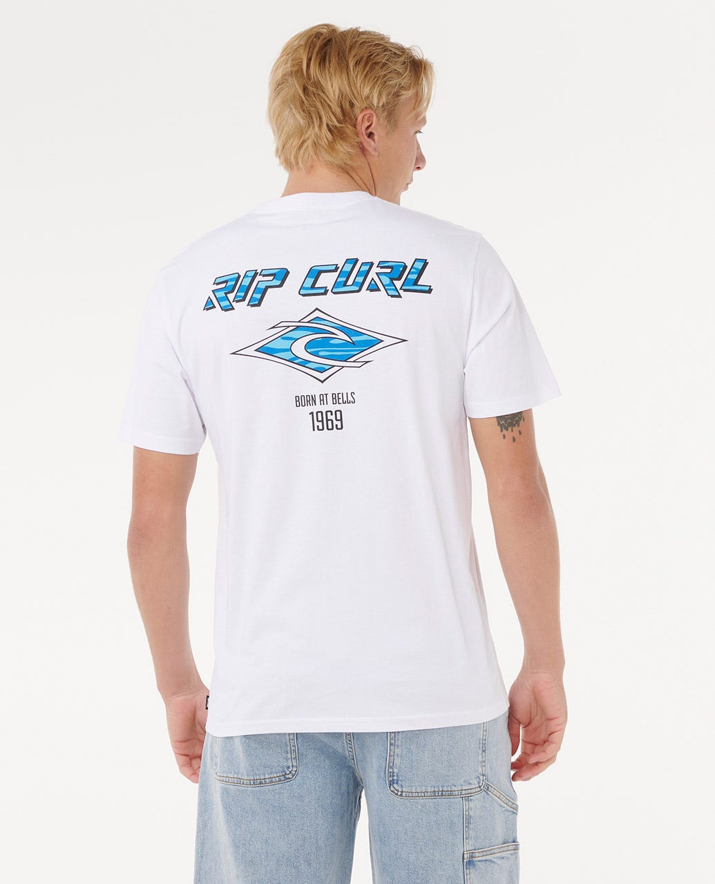 Rip Curl Men Fade Out Icon Relaxed Tee
