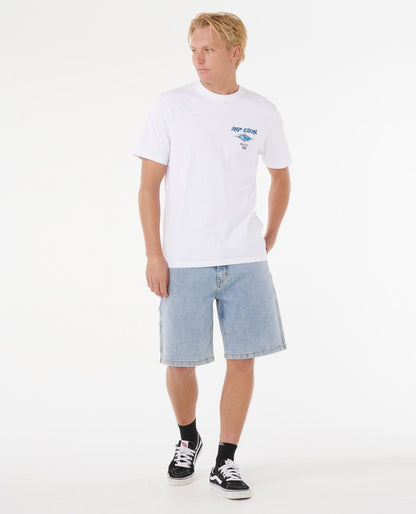 Rip Curl Men Fade Out Icon Relaxed Tee