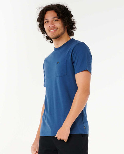 Rip Curl Men Plain Pocket Standard Tee