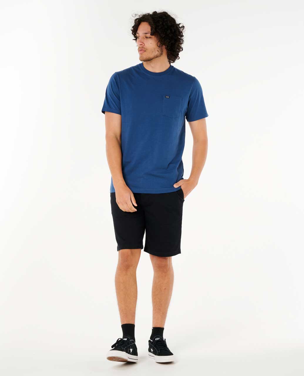 Rip Curl Men Plain Pocket Standard Tee