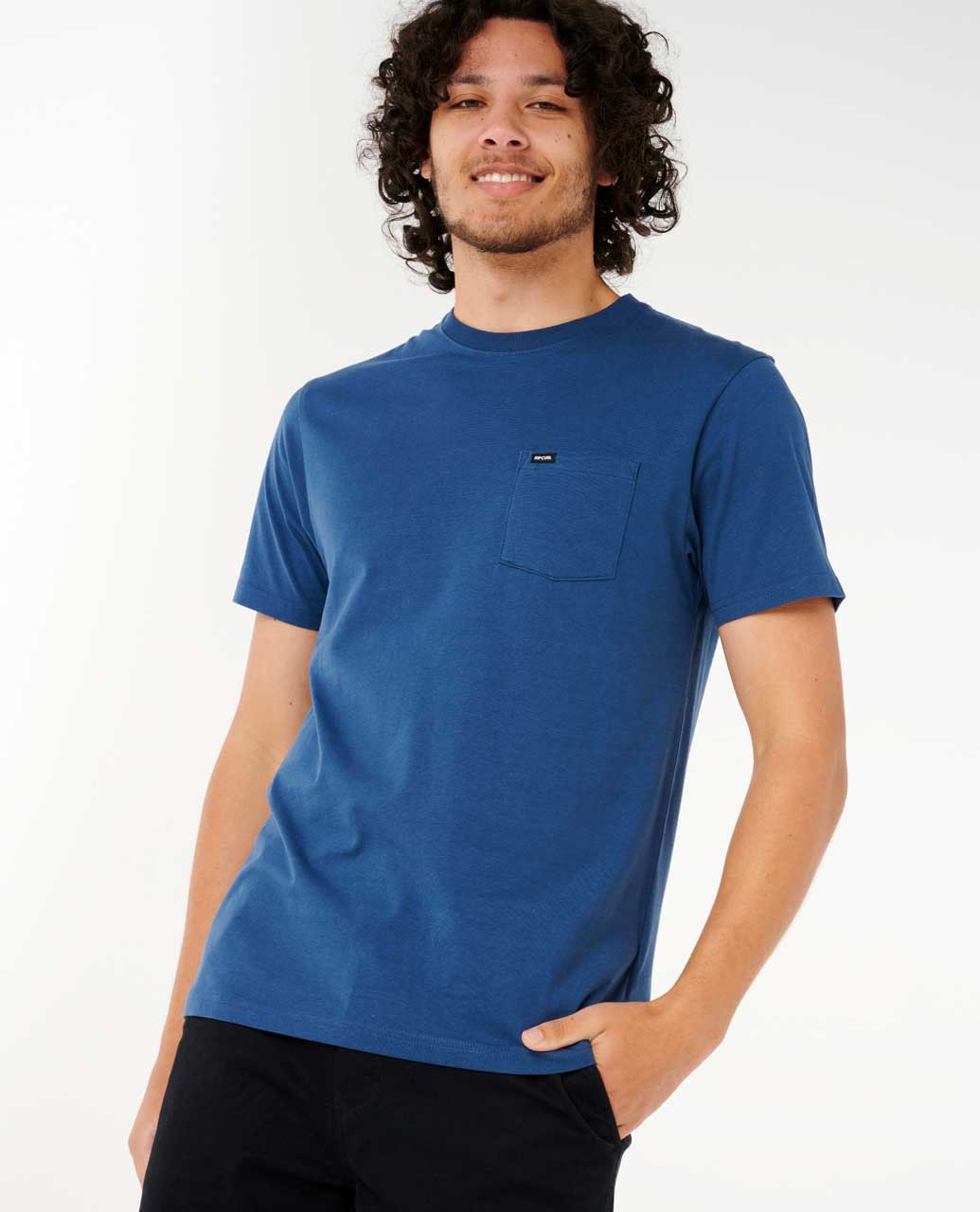 Rip Curl Men Plain Pocket Standard Tee