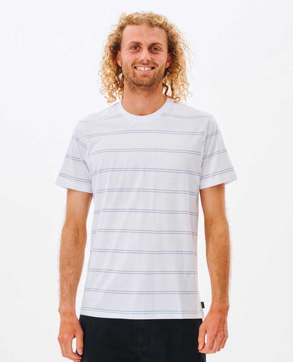 Rip Curl Men Plain Stripe Standard Tee