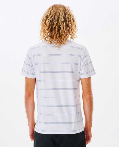 Rip Curl Men Plain Stripe Standard Tee