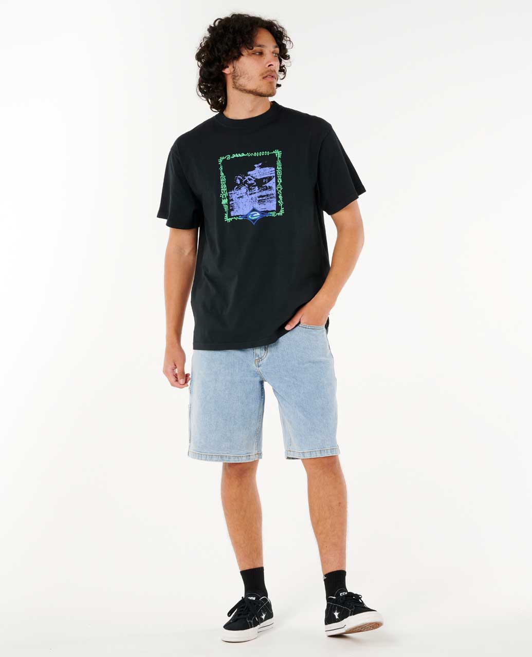 Rip Curl Men Raw Energy Curren Loose Tee