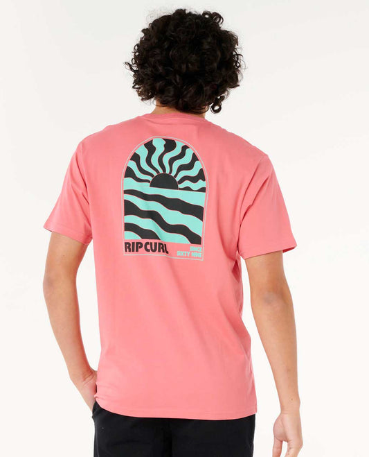 Rip Curl Men Surf Revival Sunsets Relaxed Tee