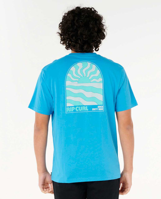 Rip Curl Men Surf Revival Sunsets Relaxed Tee