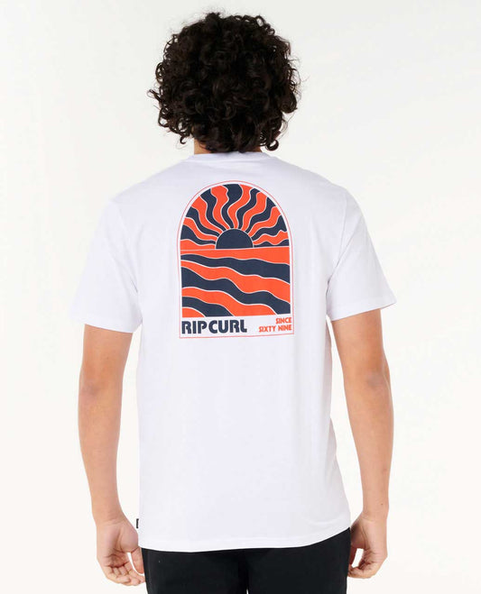 Rip Curl Men Surf Revival Sunsets Relaxed Tee