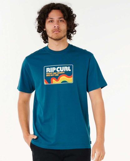 Rip Curl Men Surf Revival Swirl Relaxed Tee