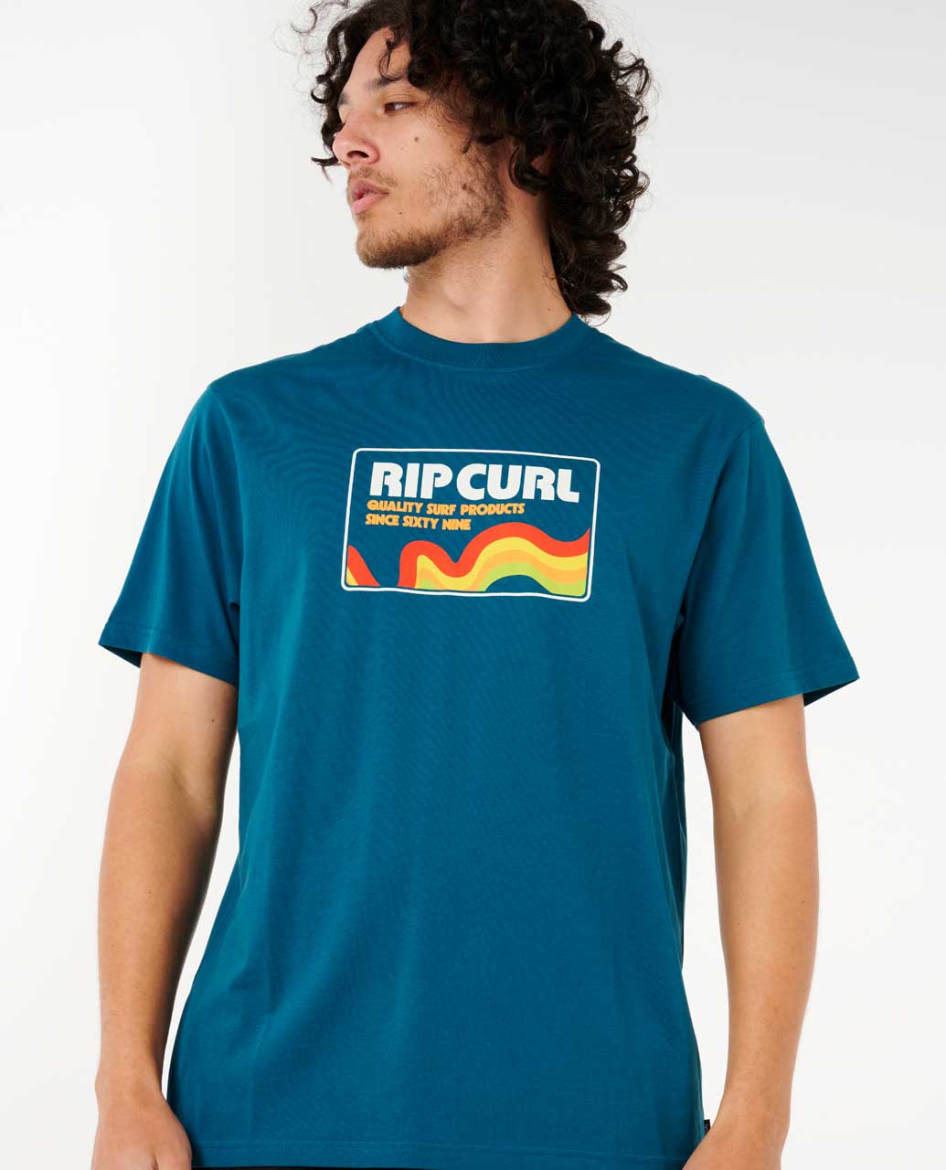 Rip Curl Men Surf Revival Swirl Relaxed Tee