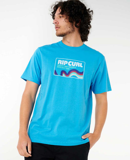 Rip Curl Men Surf Revival Swirl Relaxed Tee