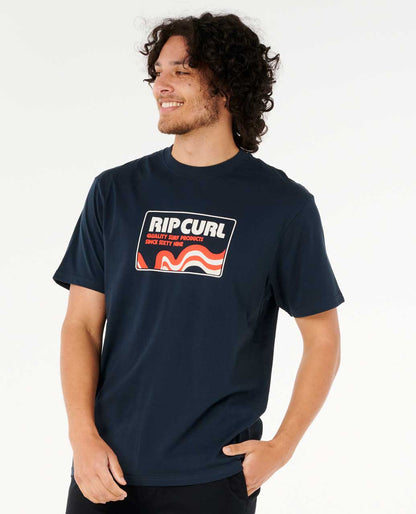 Rip Curl Men Surf Revival Swirl Relaxed Tee