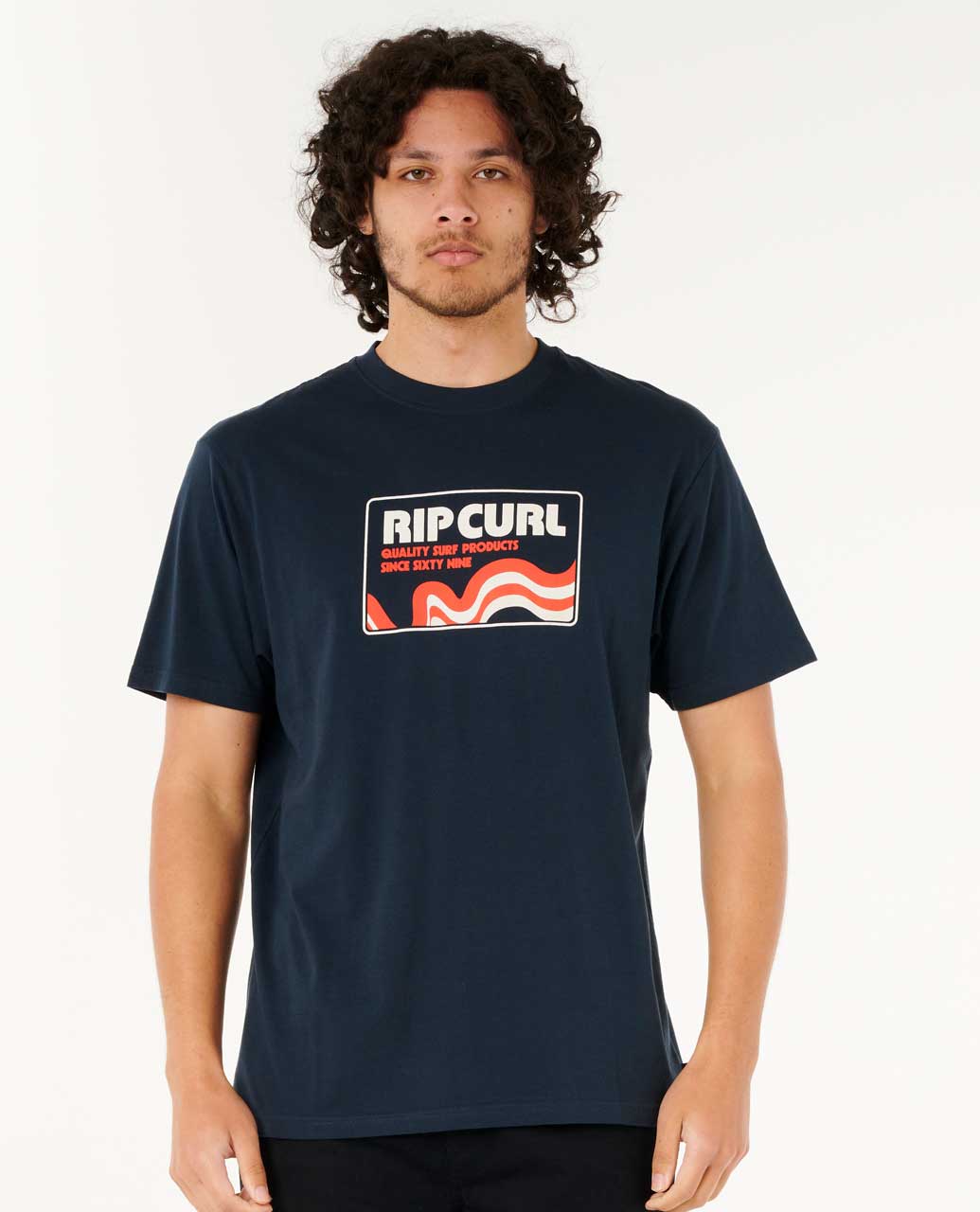 Rip Curl Men Surf Revival Swirl Relaxed Tee