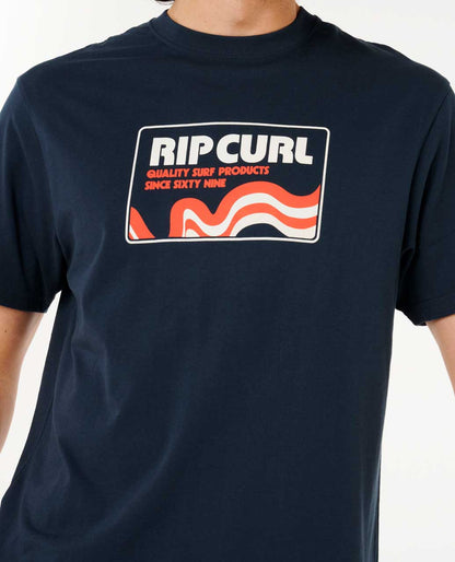 Rip Curl Men Surf Revival Swirl Relaxed Tee
