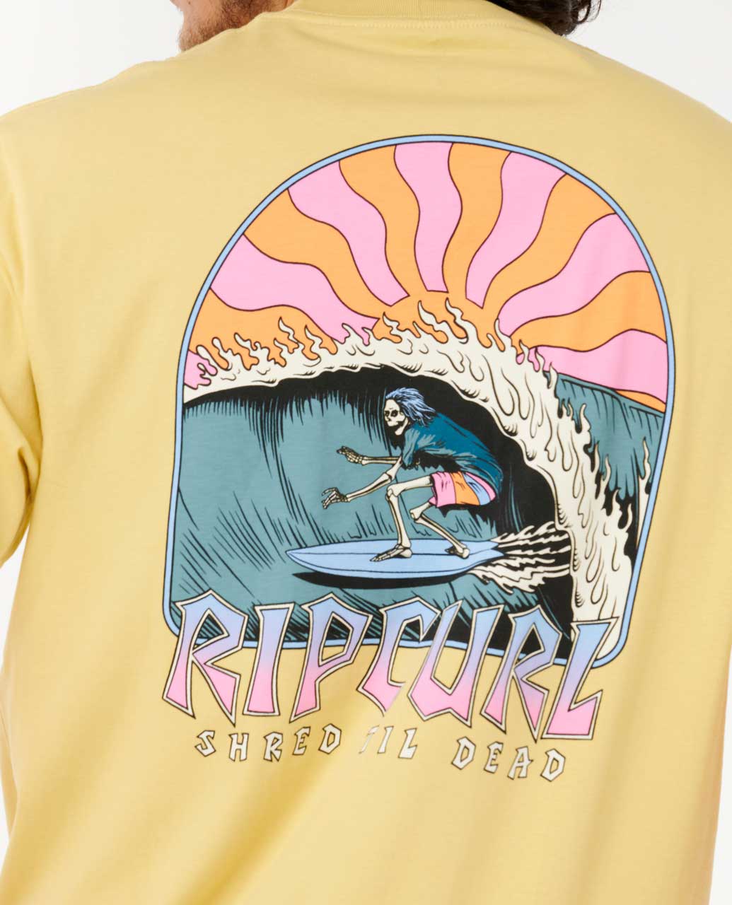 Rip Curl Men Shred Til Relaxed Tee