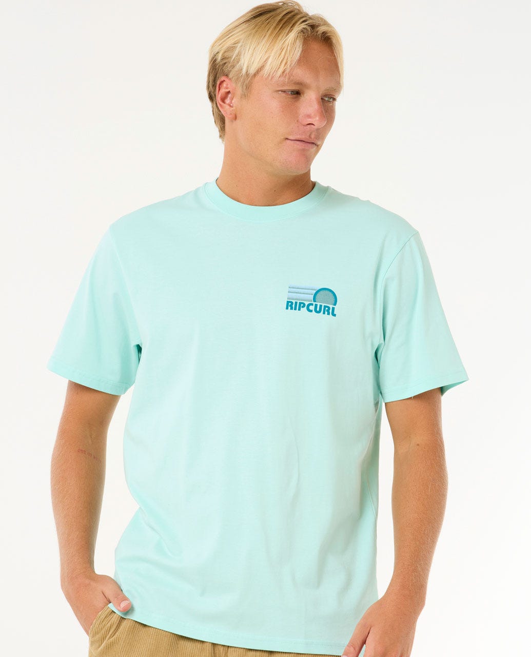 Rip Curl Men Surf Revival Stacked Tee
