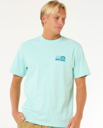 Rip Curl Men Surf Revival Stacked Tee