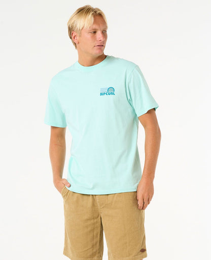 Rip Curl Men Surf Revival Stacked Tee