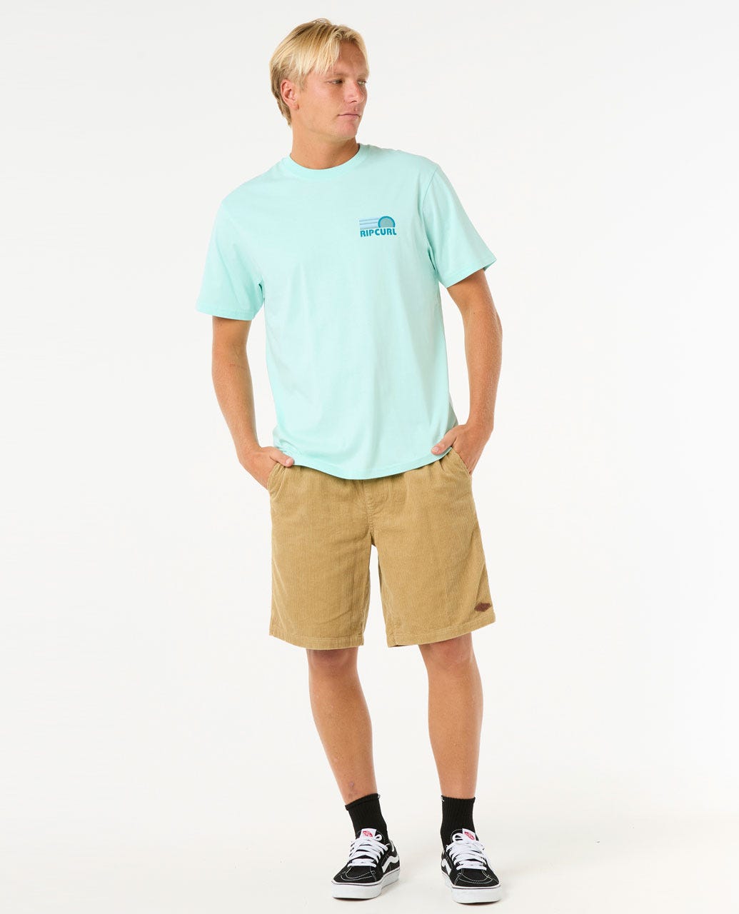 Rip Curl Men Surf Revival Stacked Tee