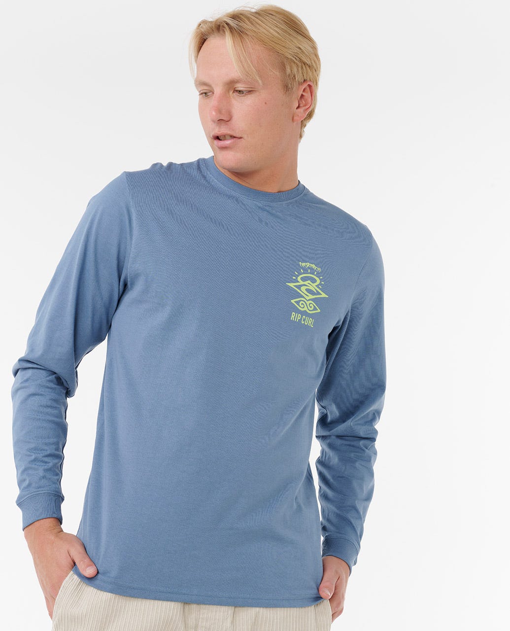 Rip Curl Men Search Icon Long Sleeve Standard Tee