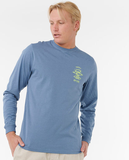 Rip Curl Men Search Icon Long Sleeve Standard Tee