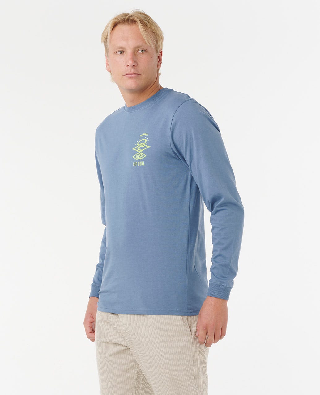 Rip Curl Men Search Icon Long Sleeve Standard Tee
