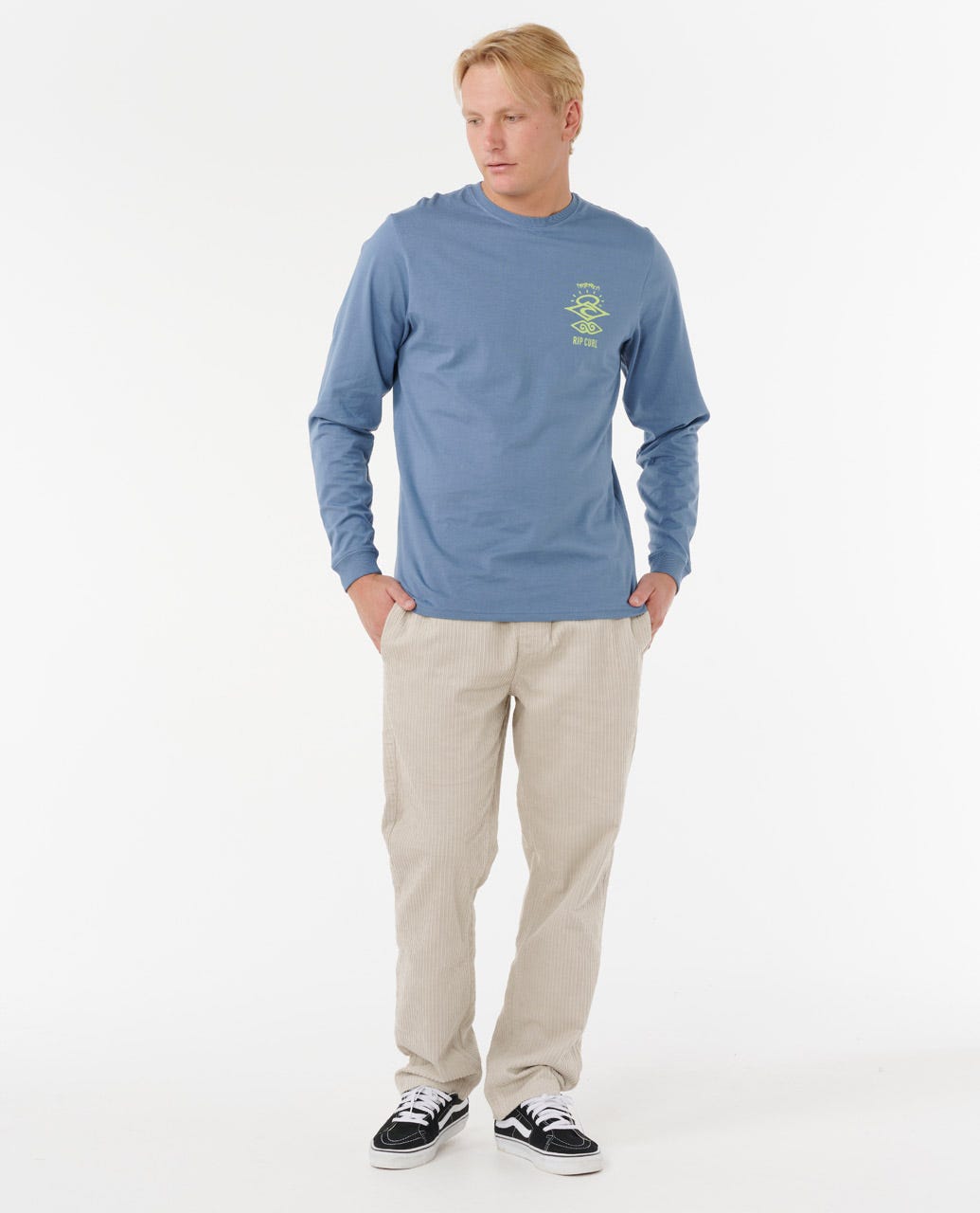 Rip Curl Men Search Icon Long Sleeve Standard Tee