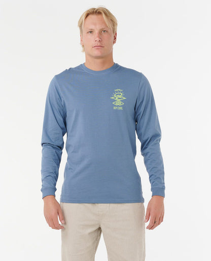 Rip Curl Men Search Icon Long Sleeve Standard Tee
