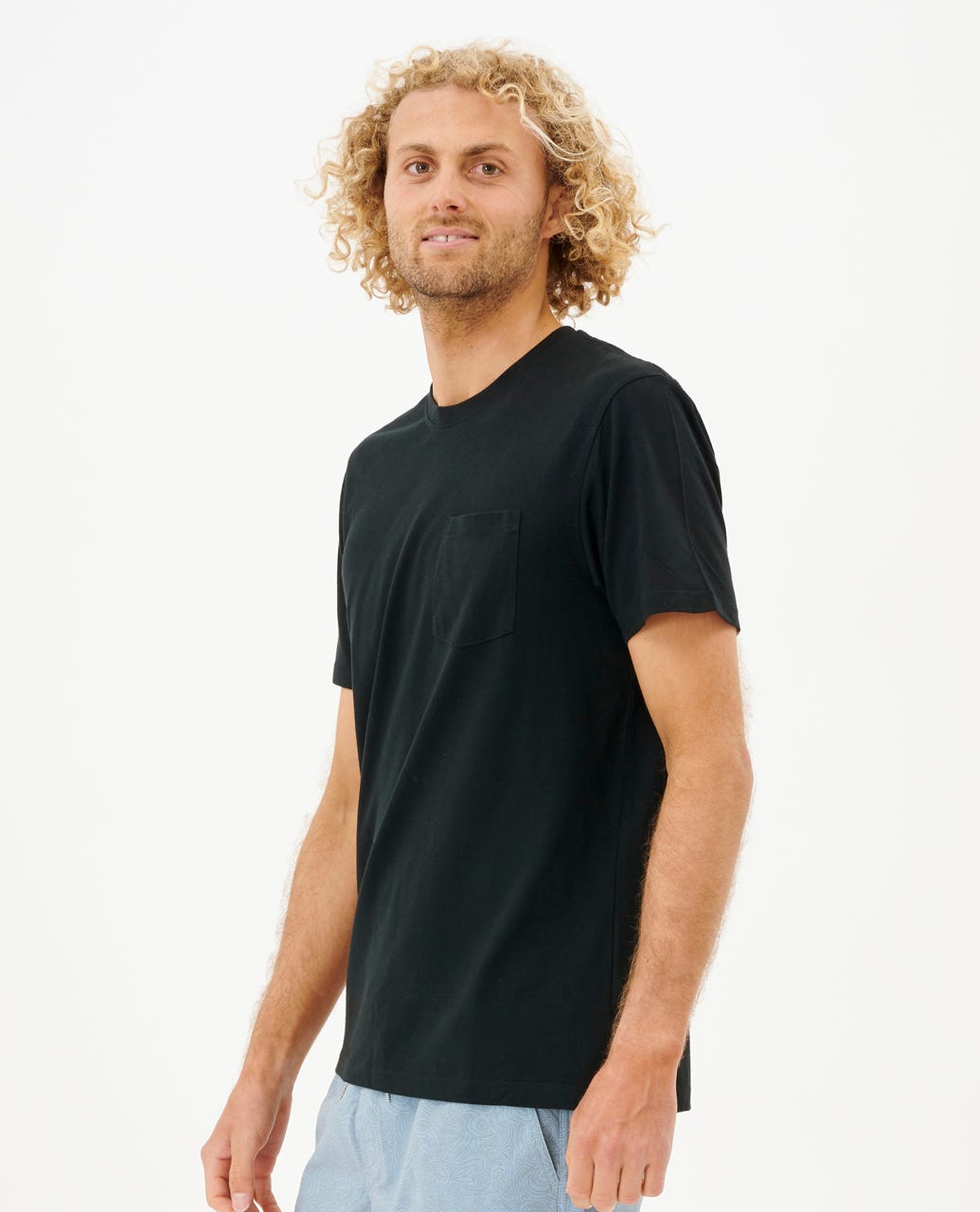 Rip Curl Men Plain Pocket Standard Tee
