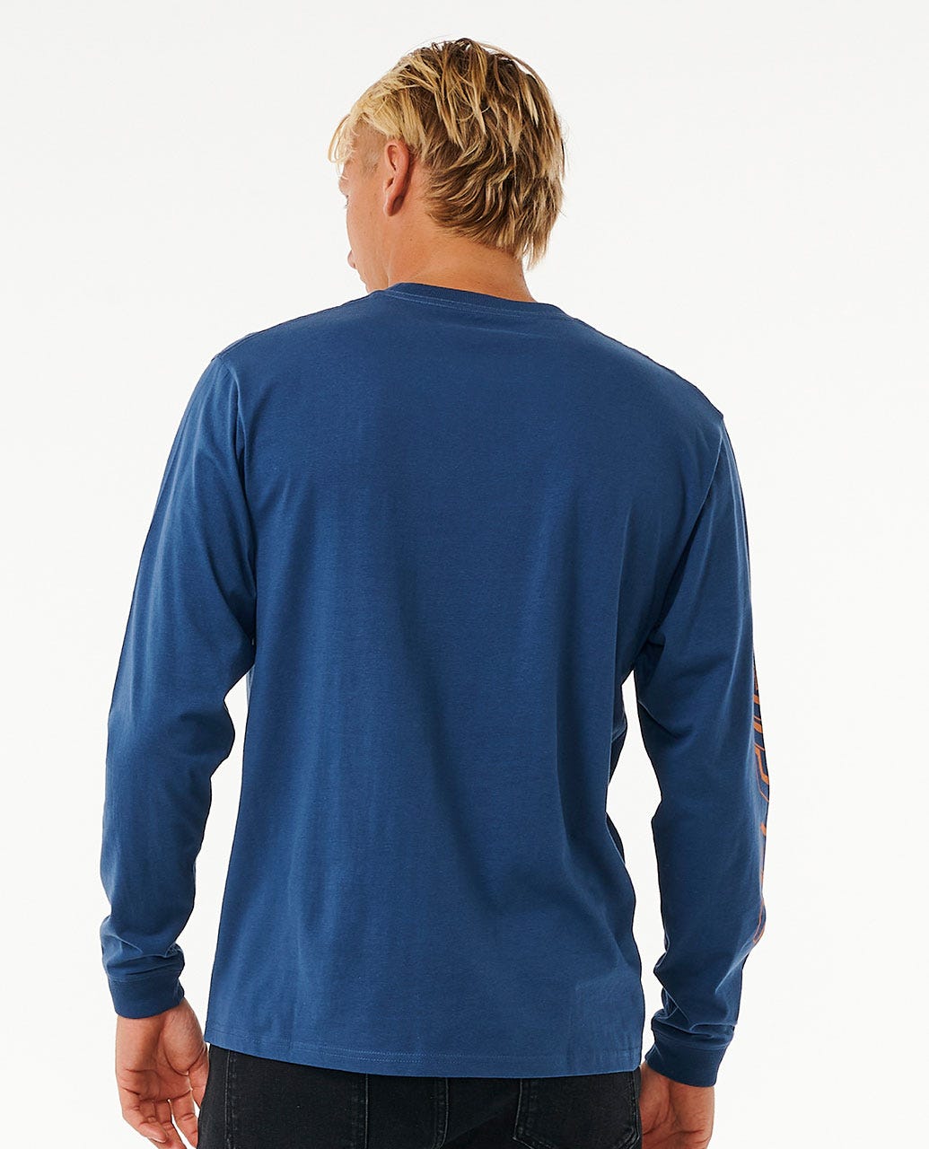 Rip Curl Men Fade Out Icon Long Sleeve Relaxed Tee