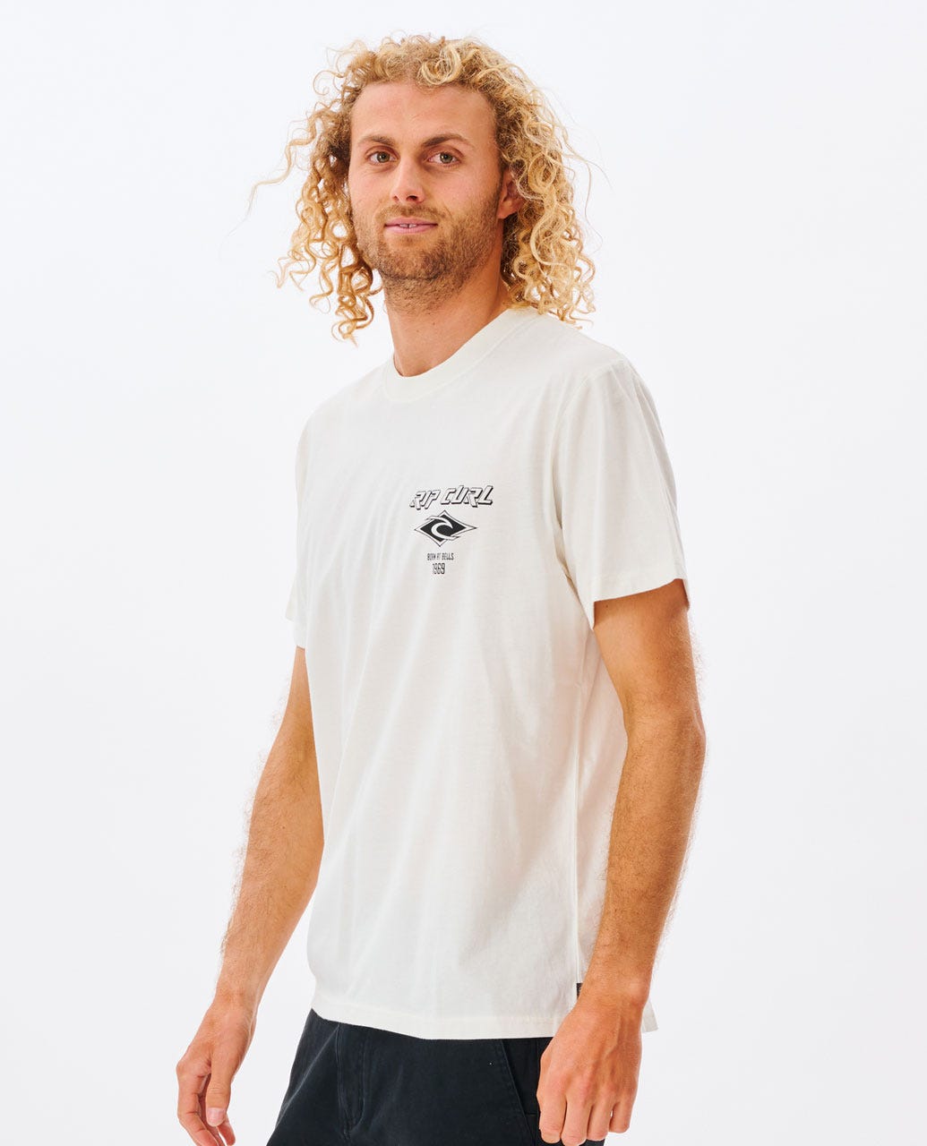 Rip Curl Men Fade Out Icon Relaxed Tee