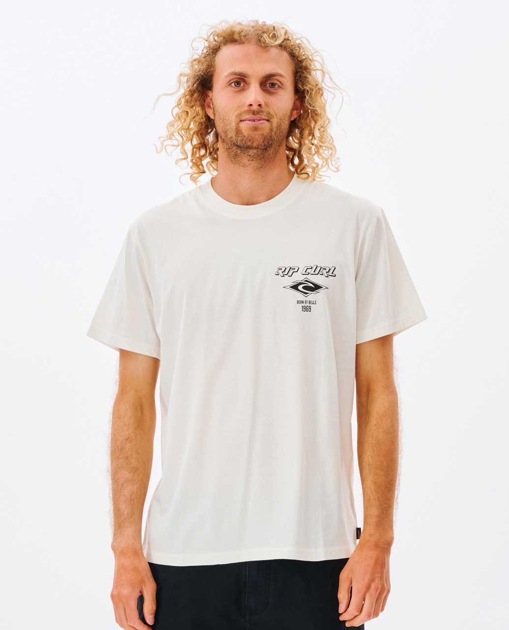 Rip Curl Men Fade Out Icon Relaxed Tee