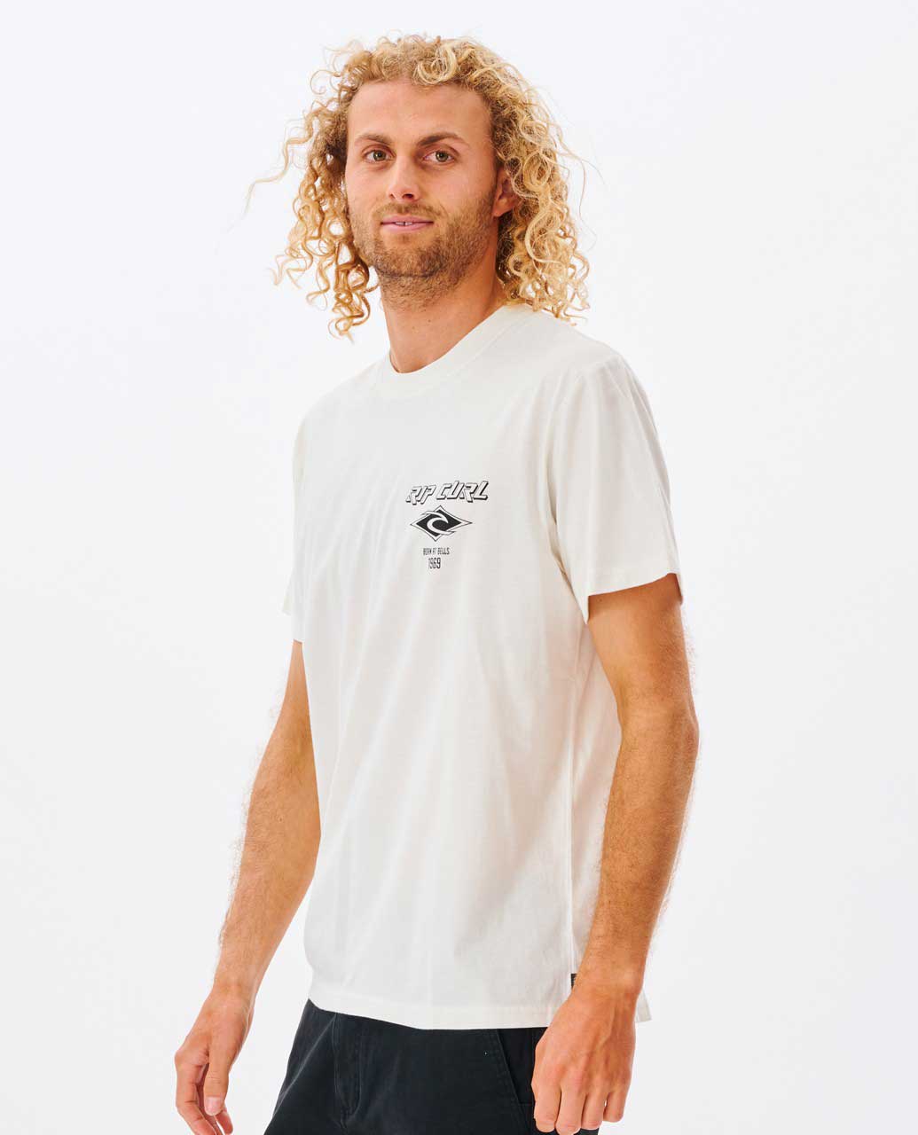 Rip Curl Men Fade Out Icon Relaxed Tee