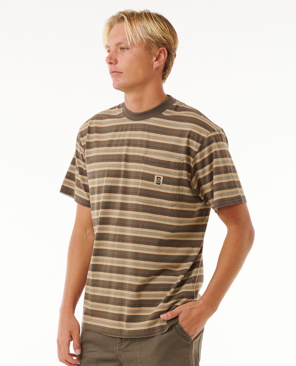 Rip Curl Men Search Stripe Tee