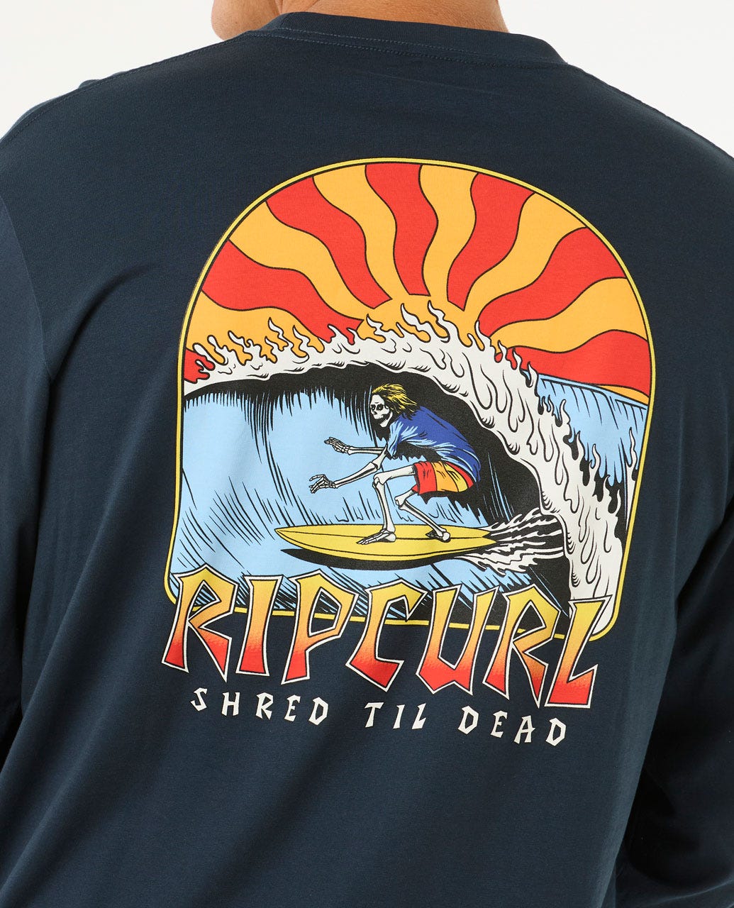Rip Curl Men Shred Til Long Sleeve Tee