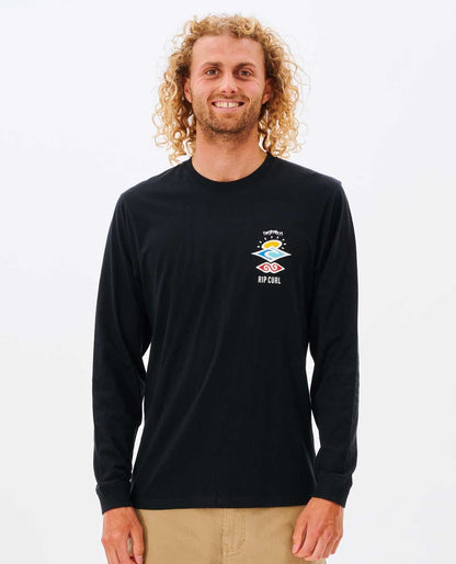 Rip Curl Men Search Icon Long Sleeve Standard Tee
