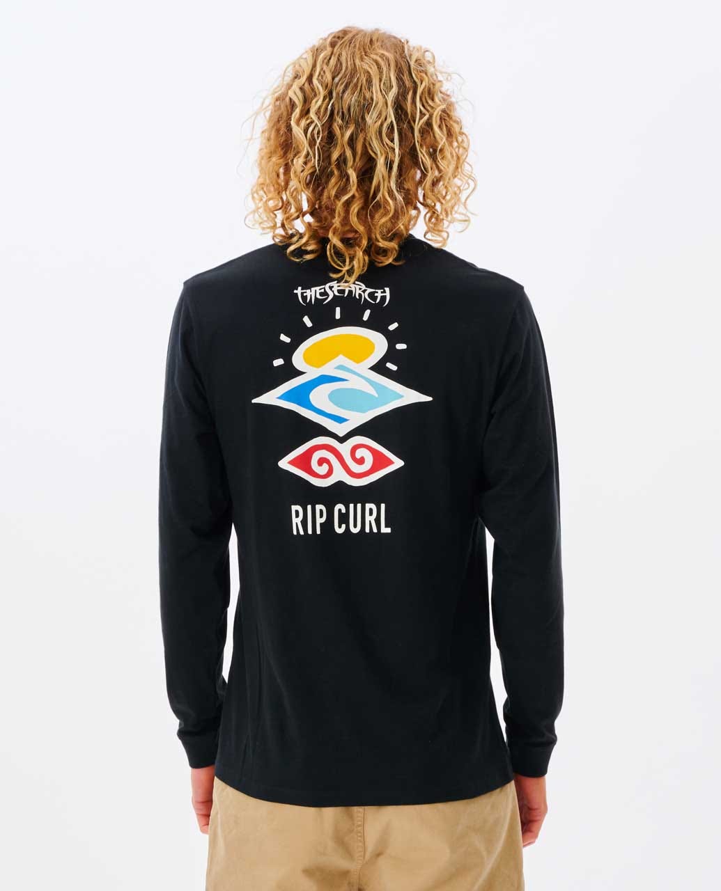 Rip Curl Men Search Icon Long Sleeve Standard Tee
