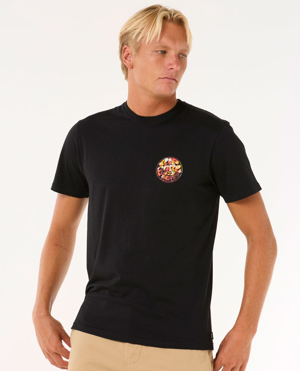Rip Curl Men Wettie Passage Icon Standard Tee