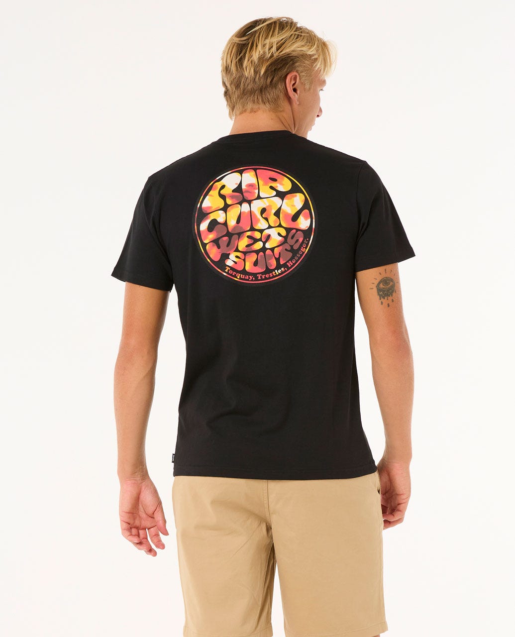 Rip Curl Men Wettie Passage Icon Standard Tee