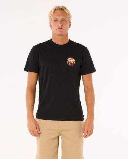 Rip Curl Men Wettie Passage Icon Standard Tee