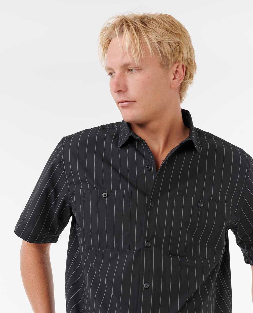 Rip Curl Men Medina Archive Rip Script Short Sleeve Shirt