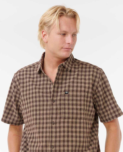 Rip Curl Men Classic Surf Check Short Sleeve Shirt