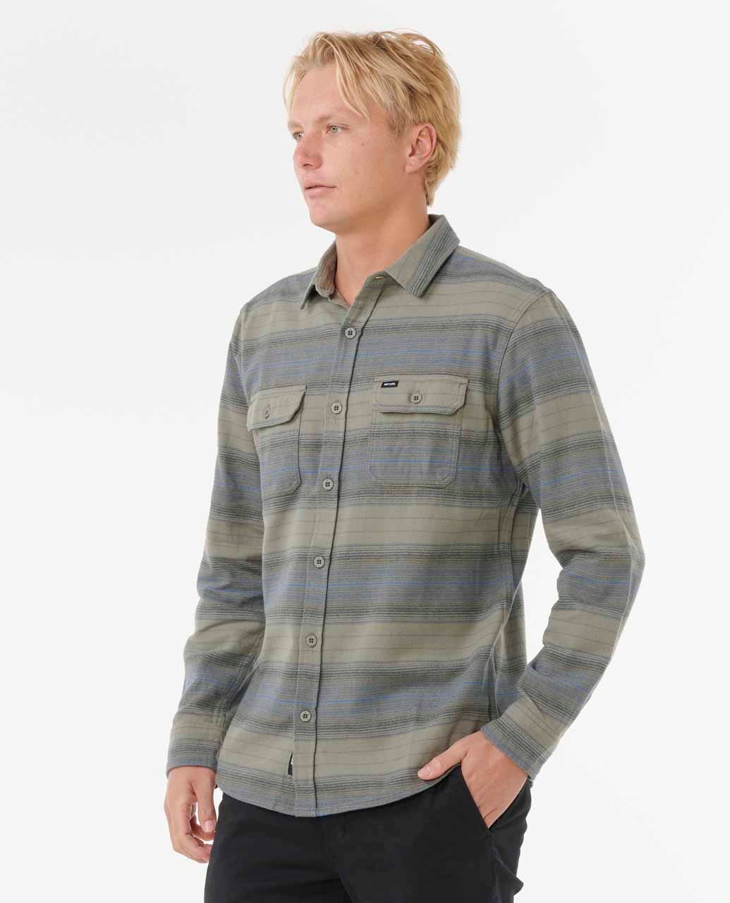 Rip Curl Men Line Up Flannel Shirt