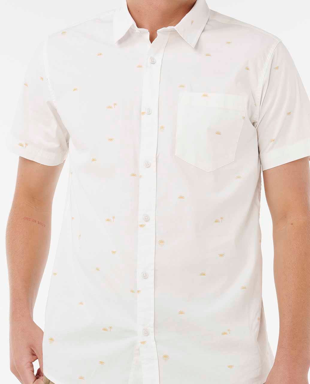 Rip Curl Men Microsun Short Sleeve Shirt